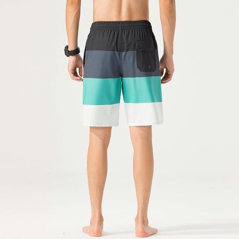 Alpine Swiss Mens Swim Shorts Beach Trunks Boardshorts Volley Shorts Quick Dry Swimwear in Saudi Arabia