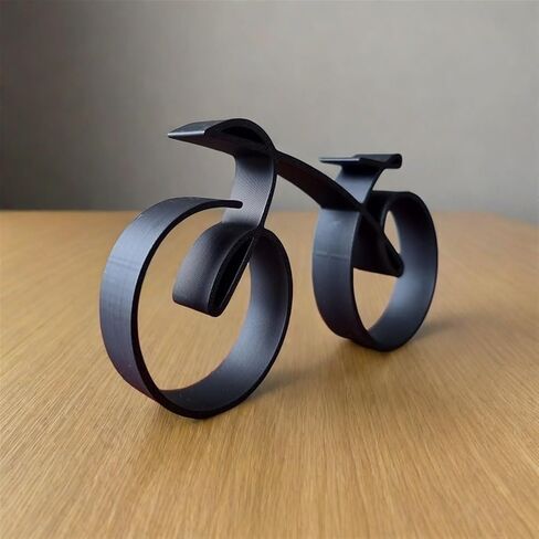 Minimalistic Bicycle Sculpture Wire Framed Style, Bike Silhouette, Gift for a Cyclist, Bicycle Art Wall Decor, Side Table Statue Decor, Home Decoration in Saudi Arabia