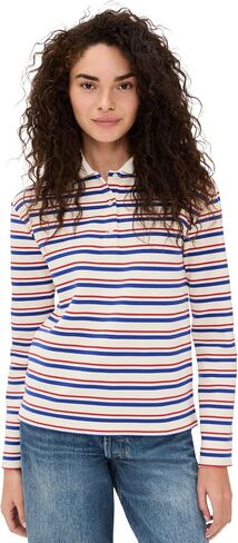 English Factory Women's Stripe Long Sleeve Knit Top in Saudi Arabia