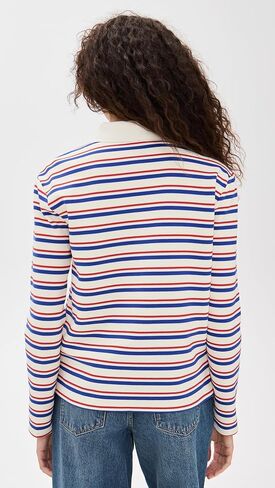 English Factory Women's Stripe Long Sleeve Knit Top in Saudi Arabia