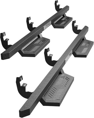 ألواح الجري خطوات جانبية إسقاط للاطلاع على 2007-2018 Jeep Wrangler JK 4 Door ، حانات NERF الشاحنة السوداء المحكم in Kuwait