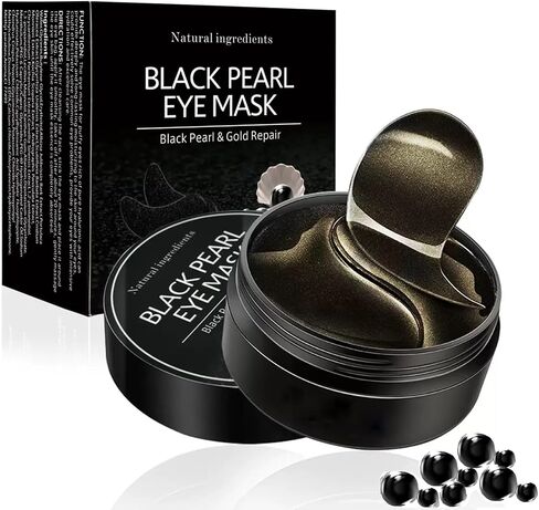 Under Eye Patches, 24K Gold Eye Mask, 60PCS Under Eye Mask, Collagen Gel Pads Patch Treatments for Lighten Wrinkles Puffy Eyes Dark Circles Anti-Aging Moisturizing, Fine Lines Eye Bags Women Men in Kuwait
