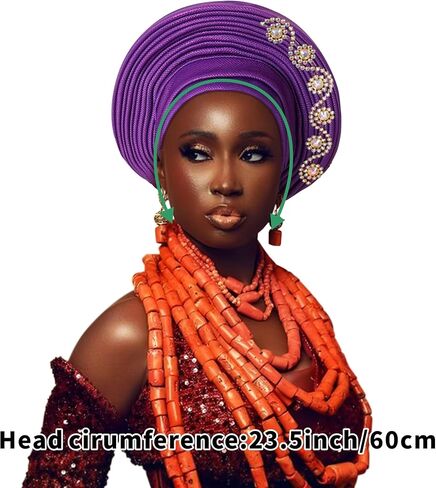 Exquisite African Turbans, Hats, and Nigerian Gele Headties Stylish African Head Wraps and Auto Gele Head Ties in Saudi Arabia