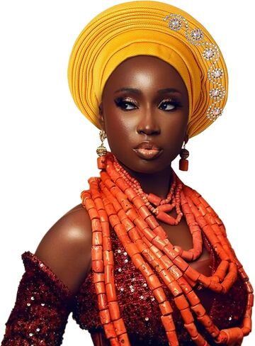 Exquisite African Turbans, Hats, and Nigerian Gele Headties Stylish African Head Wraps and Auto Gele Head Ties in Saudi Arabia