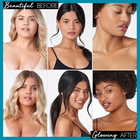 St. Tropez Self Tan Purity Mini Kit, Self Tanning Set for a Natural Glow, 100% Clean Water Tanning Mousse and Face Mist, Vegan-Friendly with Tropical Scent, Natural Golden Self Tanner, 1ct in Kuwait