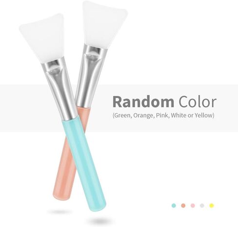 Teenitor Facial Mask Mixing Bowl Set, DIY Facemask Mixing Tool Kit with Silicon Face Mask Brush Facial Mask Bowl Stick Spatula Gauges Puff, Pack of 8, Green in Kuwait