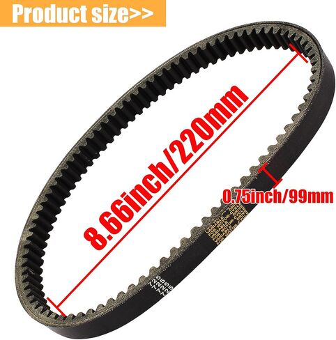 2 Pcs Drive Belt Clutch Compatible with Hammerhead 80T TrailMaster Mid XRX Mud Head Go Kart 6.5HP Engine 9.110.018-9.100.018-725 30 Series Torque Converter 9110018 9100018725 Go-Karts 725 in Saudi Arabia