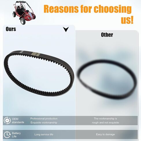 2 Pcs Drive Belt Clutch Compatible with Hammerhead 80T TrailMaster Mid XRX Mud Head Go Kart 6.5HP Engine 9.110.018-9.100.018-725 30 Series Torque Converter 9110018 9100018725 Go-Karts 725 in Saudi Arabia