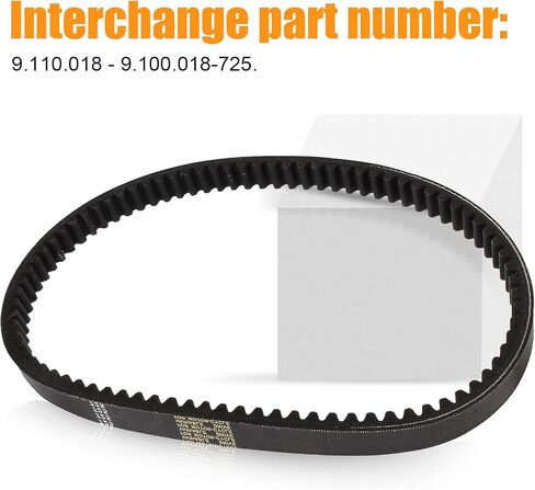 2 Pcs Drive Belt Clutch Compatible with Hammerhead 80T TrailMaster Mid XRX Mud Head Go Kart 6.5HP Engine 9.110.018-9.100.018-725 30 Series Torque Converter 9110018 9100018725 Go-Karts 725 in Saudi Arabia