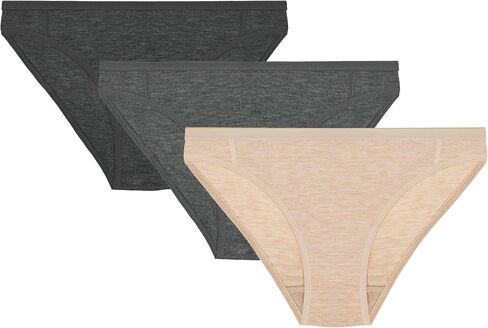 METARINO Women's Underwear Mid Waisted Ladies Panties Merino Wool Sports Active Briefs 3 Pack in Saudi Arabia