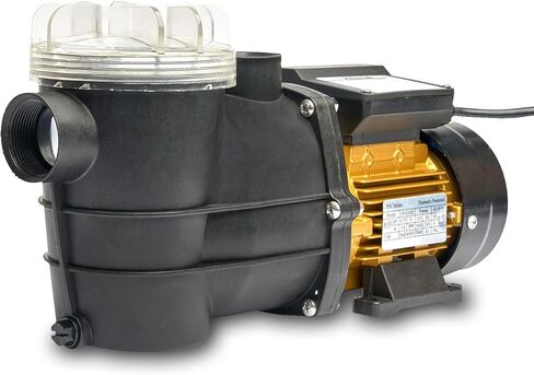 اكستريم باور يو اس مضخة سباحة 75035-V 2.0 حصان لحمام السباحة الارضي بسرعات متغيرة 2 انش مدخل 230 فولت عالي التدفق مع تركيب سهل الارتداء، اسود in Kuwait