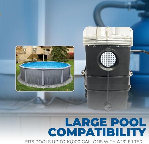 اكستريم باور يو اس مضخة سباحة 75035-V 2.0 حصان لحمام السباحة الارضي بسرعات متغيرة 2 انش مدخل 230 فولت عالي التدفق مع تركيب سهل الارتداء، اسود in Kuwait
