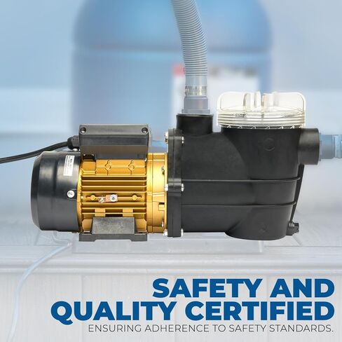 اكستريم باور يو اس مضخة سباحة 75035-V 2.0 حصان لحمام السباحة الارضي بسرعات متغيرة 2 انش مدخل 230 فولت عالي التدفق مع تركيب سهل الارتداء، اسود in Kuwait