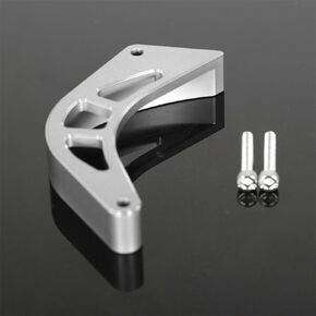 3D CNC Front Sprocket Guard Cover Compatible with CRF110F 2013-2024 Silver Motorcycle Aluminum Chain Guard Sprocket Engine Drive Cover Case Saver Protector Engine Case Protection