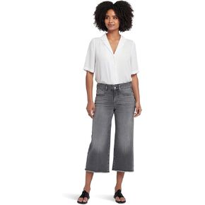 NYDJ Women's Brigitte Wide Leg Capri Jeans in Frontera Bluffs