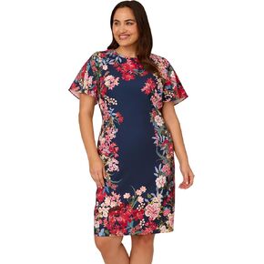 Adrianna Papell Women's Women's Twill Twill Fress