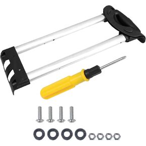 Luggage Suitcase R003# Repair Kit w/ 38.19" Telescopic Handle & Grey Cup Holder & Screw & Screwdriver