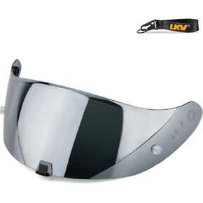 بدائل LKV T520 خوذة حجارة ، حماية خوذة درع للوجه الملون متوافق مع T520 ST1400 R1 - Chrome Blue