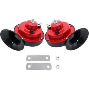 for Trucks 300DB Loud Air Electric Snail Horn,12V Waterproof Horns Kit Super Loud for Trucks,Cars,Motorcycle,Bikes & Boats Set of 2