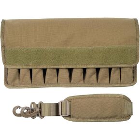 Pistol Magazine Storage Pouch,Molle10 Mag Pouch with Removeable Flaps,Ammo Mag Holder Fits Most Single and Double Magazines