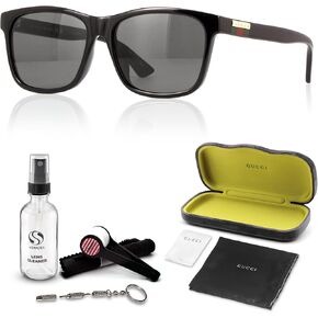Gucci GG0746SA Designer Sunglasses: Elegant Rectangular Frame Eyewear with Premium eSHADES Kit - Epitome of Luxury and Style