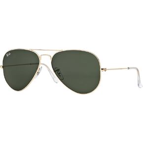 Ray-Ban RB3025 Metal Aviator Sunglasses + Vision Group Accessories Bundle