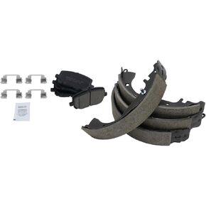 TRQ Brake Pads Ceramic Compatible with 2003-2008 Toyota Corolla