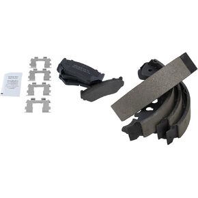TRQ Brake Pads Semi-Metallic Compatible with 1999-2004 Chevrolet Tracker Suzuki Vitara