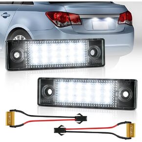 Litzland LED LED LID LIGHT LIGHT TAG TAGE ASSEMBLY متوافقة مع CHEVY CRUZE 2009-2023 ، سهولة التثبيت