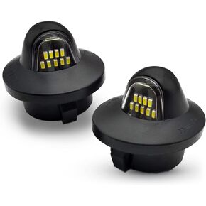 2023 Upgraded 300% Brighter LED License Plate Lights Tag Lamps Compatible with Ford F150 F250 F350 Super Duty Ranger Explorer Excursion Expedition Bronco Pickup Truck