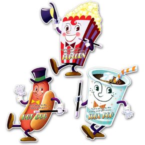 Beistle Movie Night Cutouts