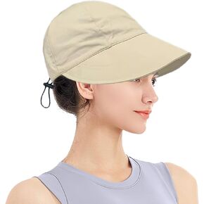 Quick-Drying Sun Hat Breathable Peaked Cap Women Summer Visor Cap Adjustable Sun Protection Hat