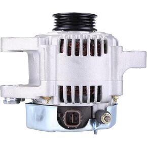 New Alternator for Toyota Yaris 2006-2015 1.5L L4 1497cc Car Alternator 12 Volt CW 80 Amp Alternator 12V Replace 27060-21150 27060-21151 104210-8180 11203 Electric Car Alternators