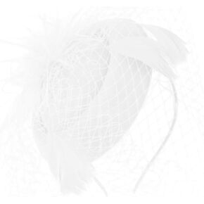 Fascinator Hat Floral Veil Feather Fascinators Hair Clip Cocktail Tea Party Pillbox Hat Fascinator Bridal Wedding