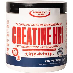 CREATINE HCl Powder for Men and Women, Muscle Strength, Brain Performance, Heart Health & Immune Support - Raw Tart Taste, 90 Servings