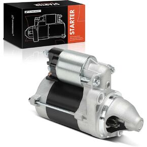 A-Premium Starter Motor Compatible with Honda GX630 GX630H GX630R GX630RH GX660 GX660R GX660RH GX690 2007-2013,20.8HP 21.5HP 22.1HP, 12V 0.6KW 10-Teeth Counter Clockwise, Replace# 41052309, 4280006410