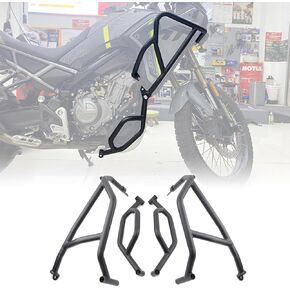 Steel Engine Guards Bumper for CFMOTO 450MT CF450MT 2024-2025 Upper Lower Highway Crash Bars Frame Sliders Stunt Cage Engine Falling Protection Bar CF Moto 450 MT 450-MT Motorcycle Accessories