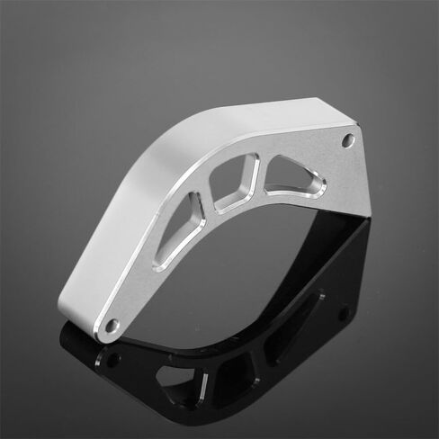 CNC 3D Front Sprocket Guard Cover متوافق مع CRF110F 2013-2024 الفضة دراجة نارية من الألومنيوم واقي محرك محرك محرك محرك محرك محرك الواقي. in Kuwait