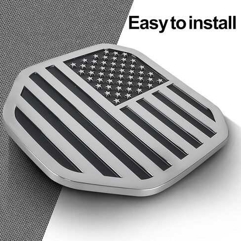 Rear Tailgate Emblem for 2019-2024 RAM 1500 2500 3500, Matte Black American Flag Back Tailgate Badge Logo in Saudi Arabia