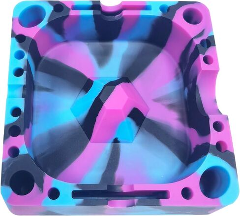 منفضة سجائر السيليكون المحمولة لملحقات تدخين السجائر مقاومة للحرارة (توهج في الظلام) in Kuwait