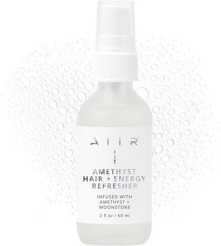 AIIR جمشت الشعر + منعش الطاقة - رذاذ الغرفة المملوء بالكريستال ورذاذ الشعر للطاقة الإيجابية، رذاذ تنظيف الطاقة مع ماء الورد للشعر - 2 أونصة سائلة in Kuwait