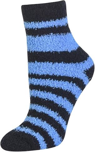 Mamia 6 Pairs Women's Cozy Slipper Socks Fuzzy Sock Multi Color in Saudi Arabia