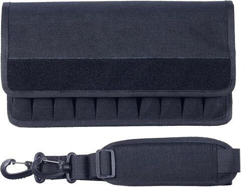 Pistol Magazine Storage Pouch,Molle10 Mag Pouch with Removeable Flaps,Ammo Mag Holder Fits Most Single and Double Magazines in Saudi Arabia