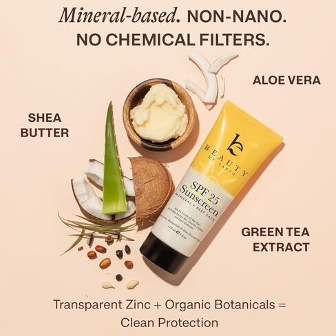 مجموعة واقية من الشمس معدنية - واقي من الشمس للوجه بعامل حماية من الشمس 20 وغسول واقي من الشمس للجسم بعامل حماية من الشمس 25، واقي من الشمس بأكسيد الزنك، واقي من الشمس صديق للشعاب المرجانية، واقي من الشمس أثناء السفر وواقي من الشمس للوجه، واقي من الشمس را in Kuwait