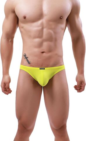 Men's Silky Briefs Big Pouch Underwear Classics Briefs Mens Under Panties Pack in Saudi Arabia