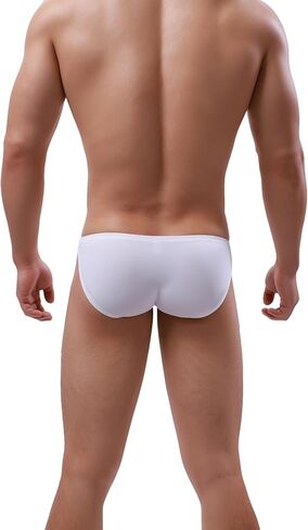 Men's Silky Briefs Big Pouch Underwear Classics Briefs Mens Under Panties Pack in Saudi Arabia