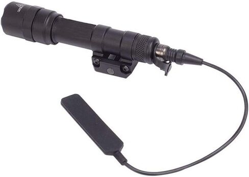 Farmsoldier M300A التكتيكية LED البسيطة الكشفية مصباح يدوي الشعلة، ضوء السلاح مع مفتاح الضغط Picatinny جبل السكك الحديدية إزاحة حلقة الجانب جبل للصيد المشي لمسافات طويلة تان in Saudi Arabia