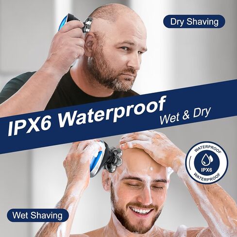 ماكينة حلاقة كهربائية ذكية برايت للنساء IPX7 مقاومة للماء 6 في 1 ماكينة حلاقة كهربائية للنساء بدون ألم لإزالة شعر الجسم وتشذيب بيكيني للساقين تحت الإبط ومنطقة البيكيني، قابلة لإعادة الشحن لاسلكيًا رطب/جاف in Kuwait