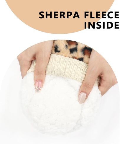 DICUIRD Womens Thick & Warm Slipper Socks with Grippers - House Fuzzy Slippers in Kuwait