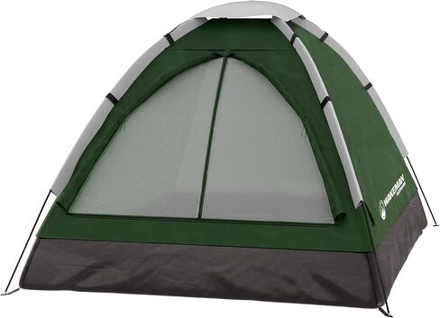 2-Person Tent - Water-Resistant Dome Tent with Removable Rain Fly and Carry Bag for Camping, Backpacking, Hiking, and Festivals by Wakeman (Red) in Saudi Arabia